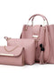 Pink Tassel Handbag Set