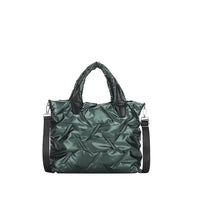 Puffer Tote Bag-Green